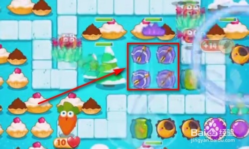 保卫萝卜2 极地 第91关 金水晶萝卜攻略