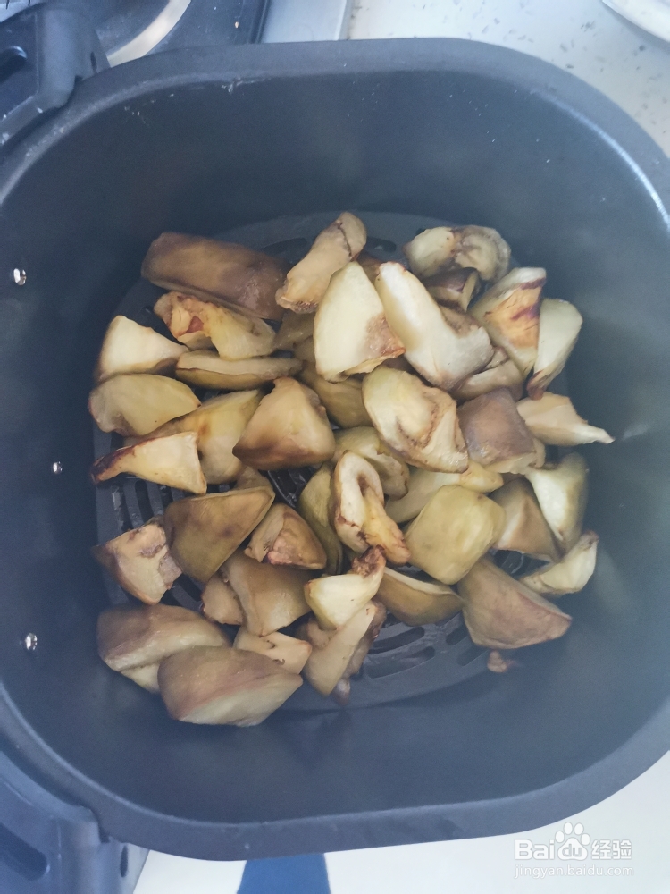 家常做法的空气炸锅烧茄子