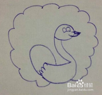 如何画儿童数字创意画—2变孔雀的画法