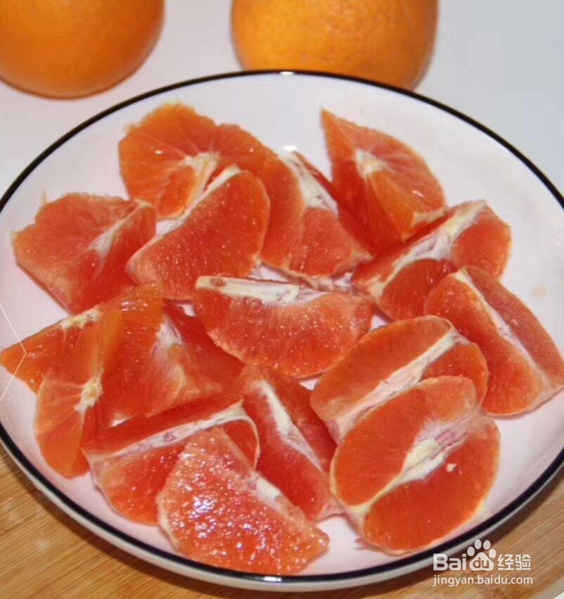 血橙有哪种家常剥切