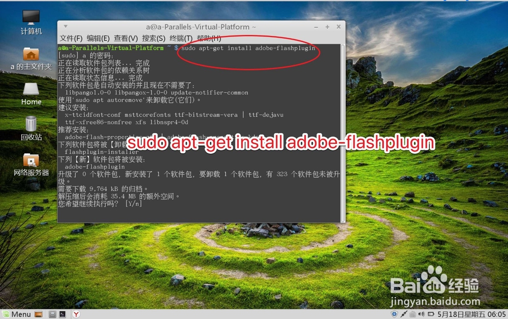 ubuntu如何安装 adobe flash player或adobe插件