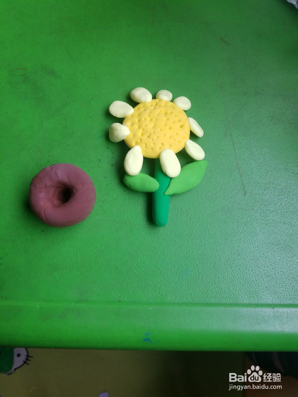粘土手工向日葵