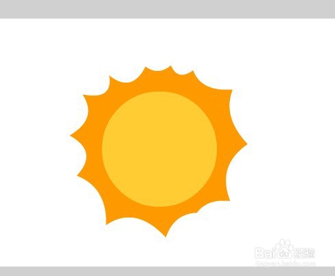 flash如何绘制一个简单的太阳