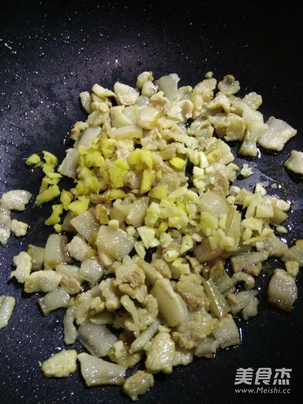 肉末榄菜四季豆