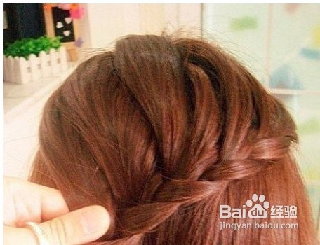 气质淑女编发盘发怎么做