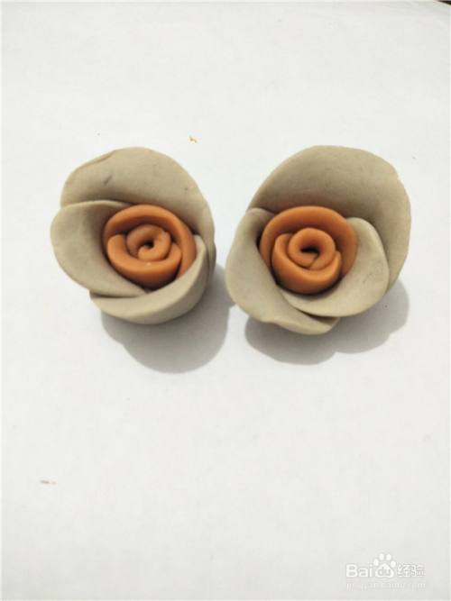 粘土花朵制作图 百度经验 粘土花朵制作图 百度经验