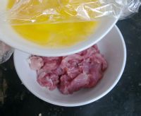 蒜苔茄子滑肉
