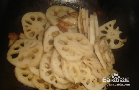 怎么炒藕片炒肉