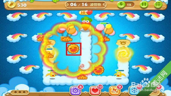 《保卫萝卜2》天空主题攻略 第63关