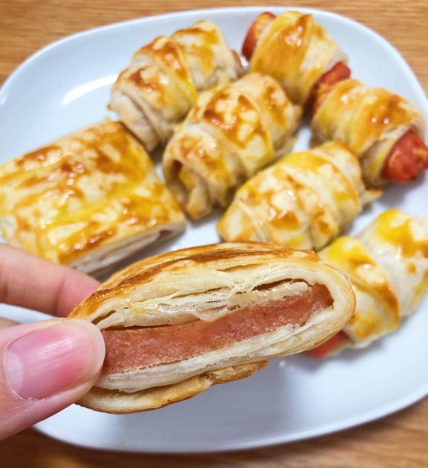 手抓饼香肠卷快手早餐