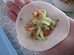 【我爱我的家】----西瓜皮鲜肉饺子