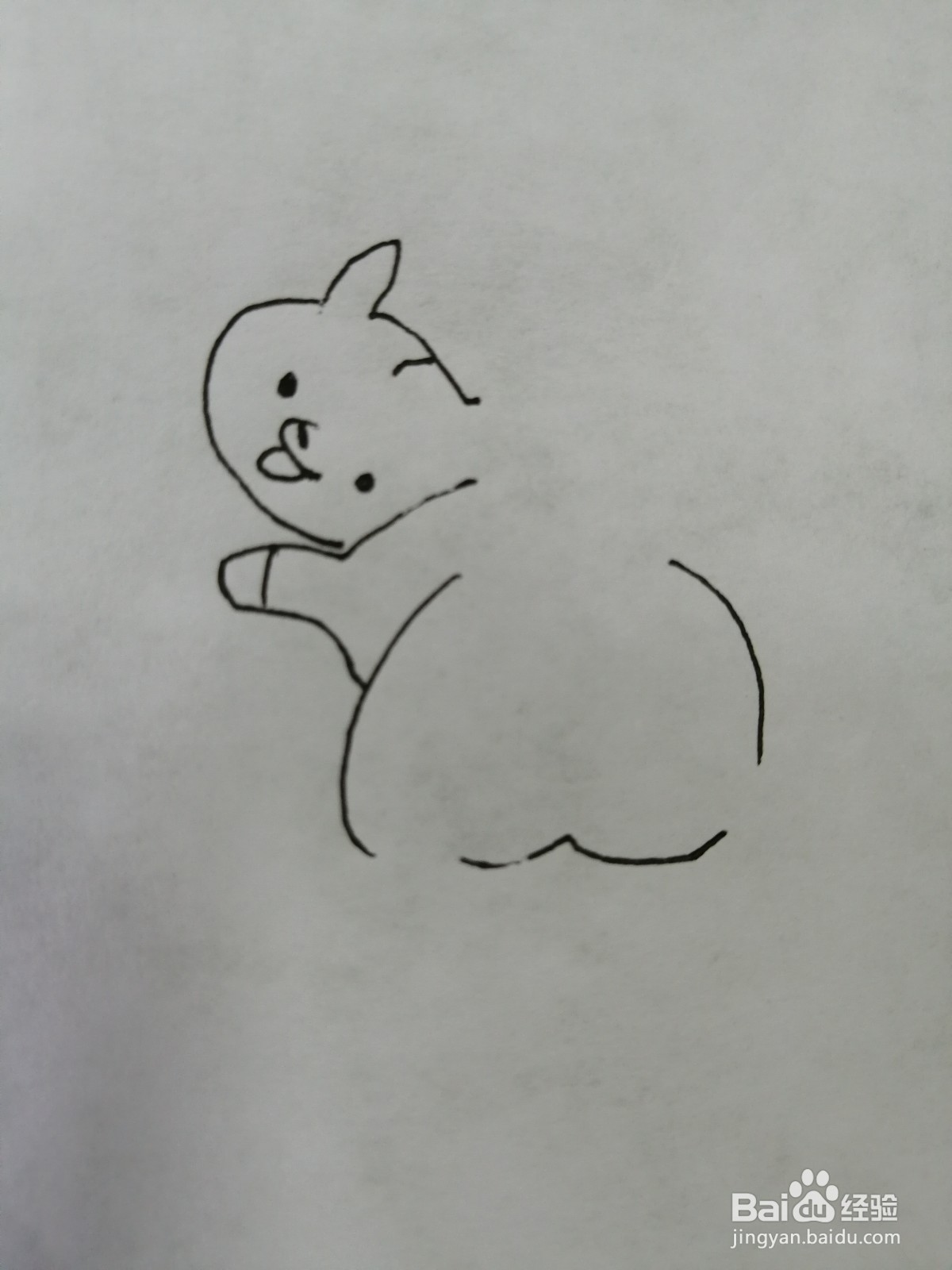 可爱的小狗怎么画