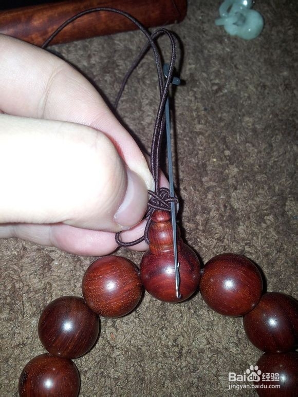 紫檀手链完成的关键—— 平安结系法