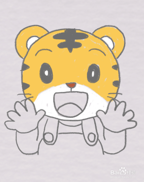 巧虎的简笔画