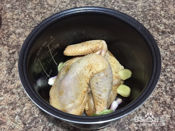 电饭煲焖鸡的做法
