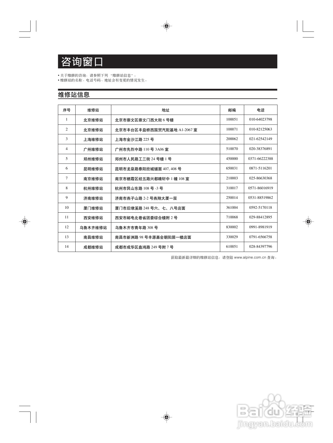 阿尔派汽车音响CD机CDE-121C说明书:[3]