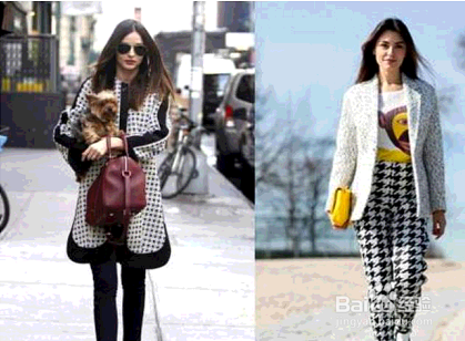 经典复古千鸟格纹时髦有腔调,天王嫂昆凌也爱它