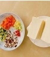 多彩多福五彩豆腐的做法