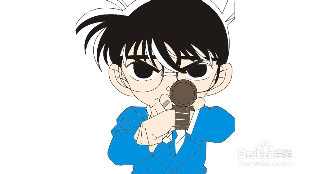 名侦探柯南简笔画