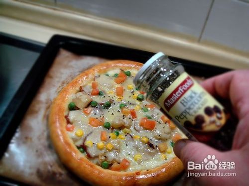 菠萝烤鸭厚匹萨