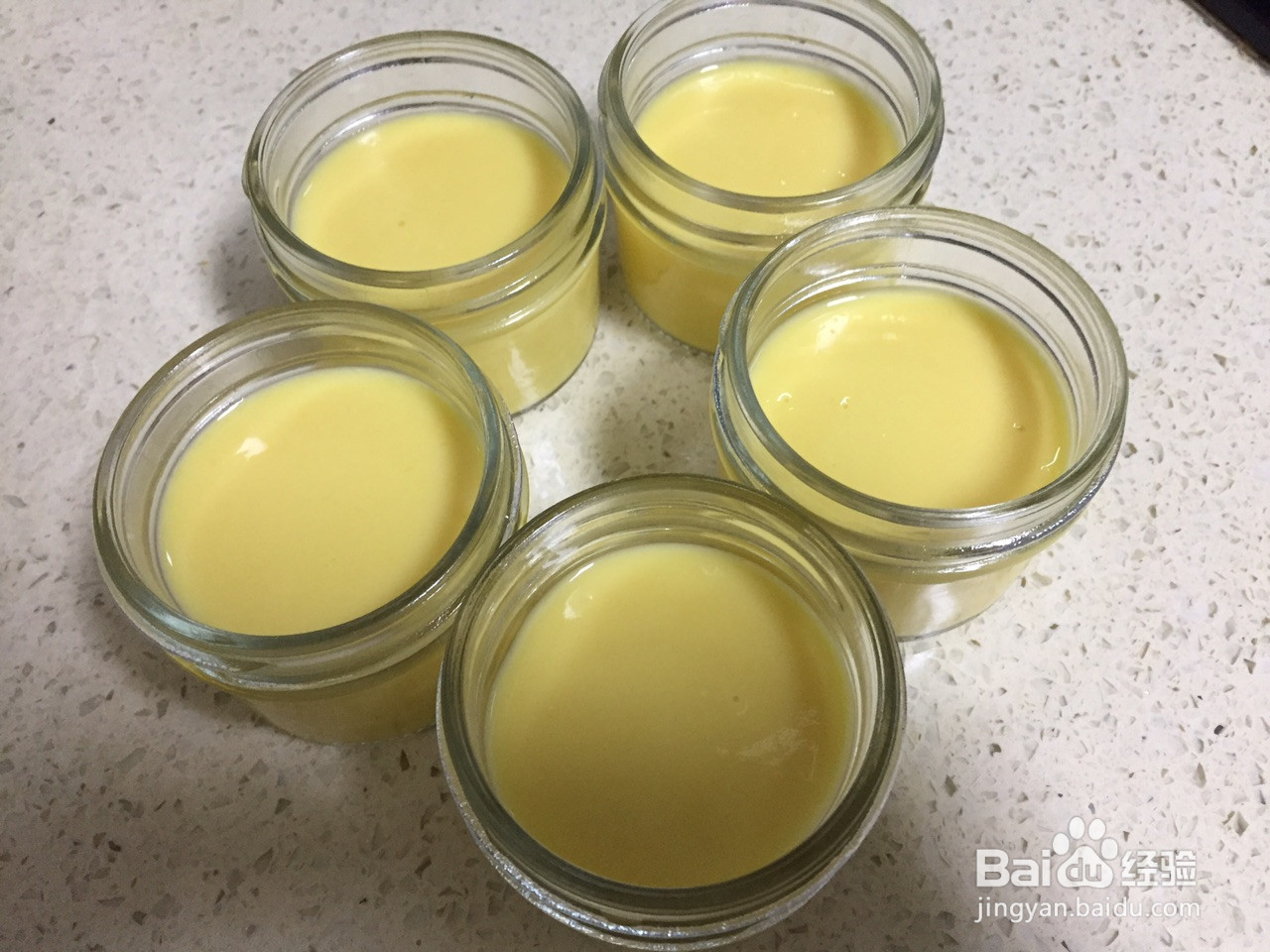 芒果奶香布丁的做法