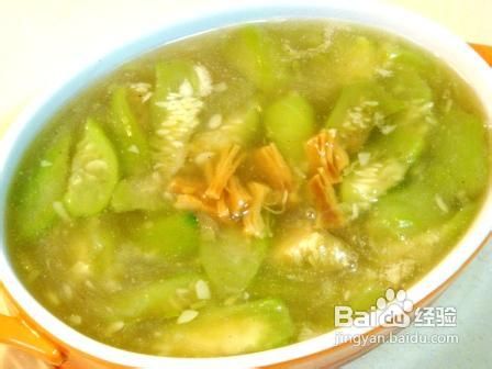 瑶柱烩丝瓜