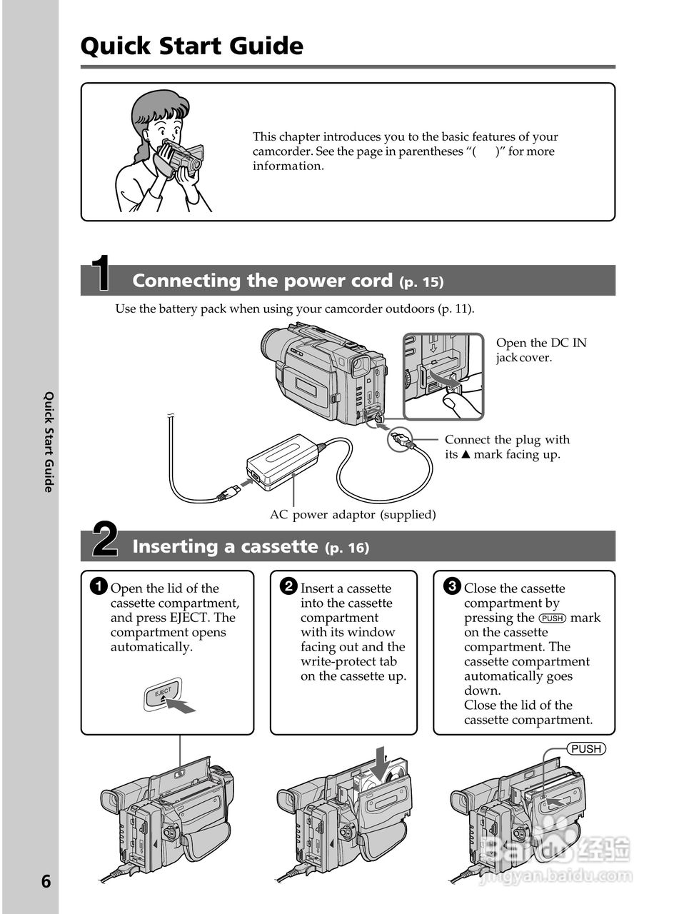 索尼DCR-TRV720数码摄像机说明书:[1]