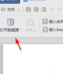 WPS文字打开数据源