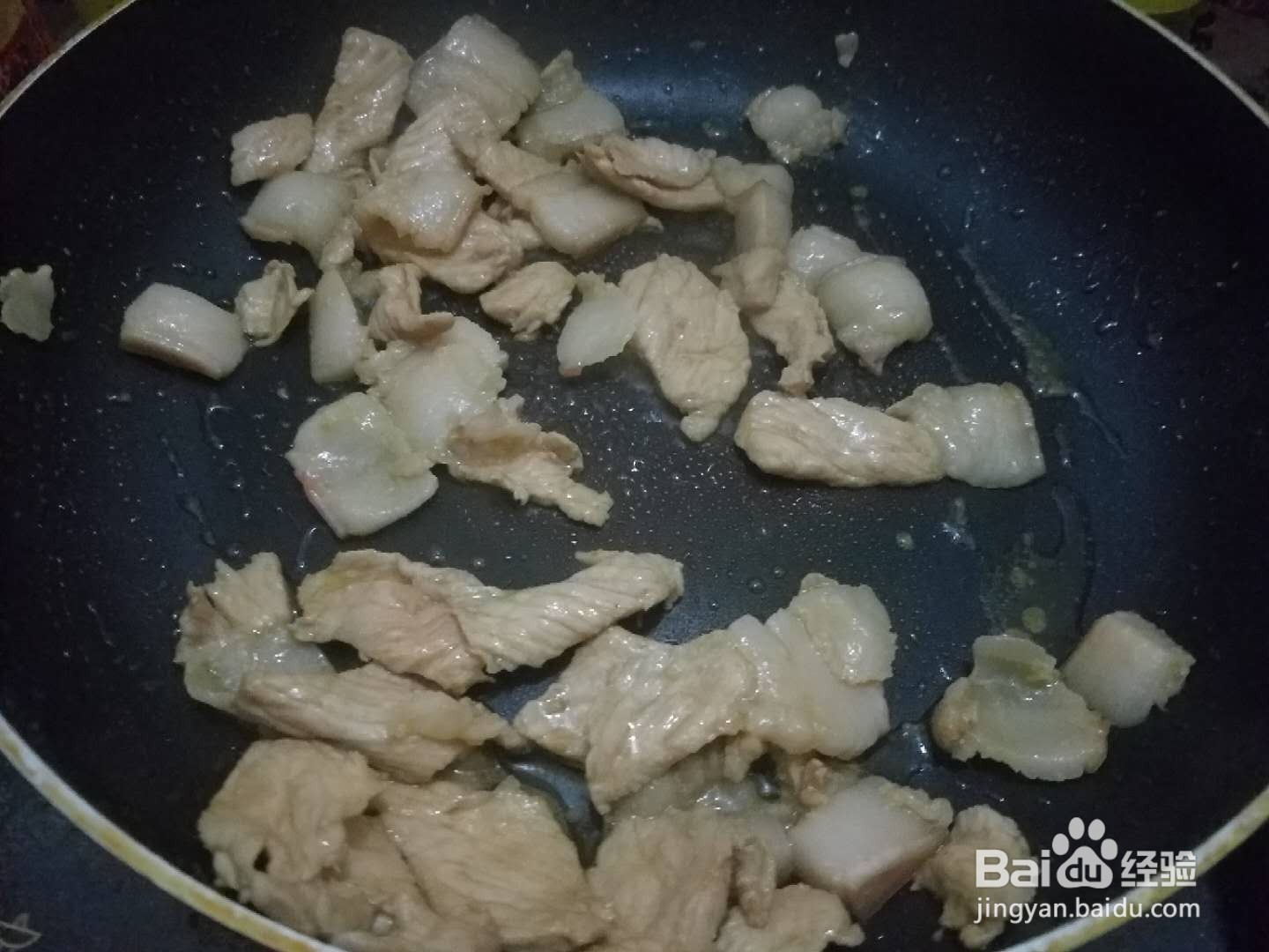 茭白炒肉怎么做