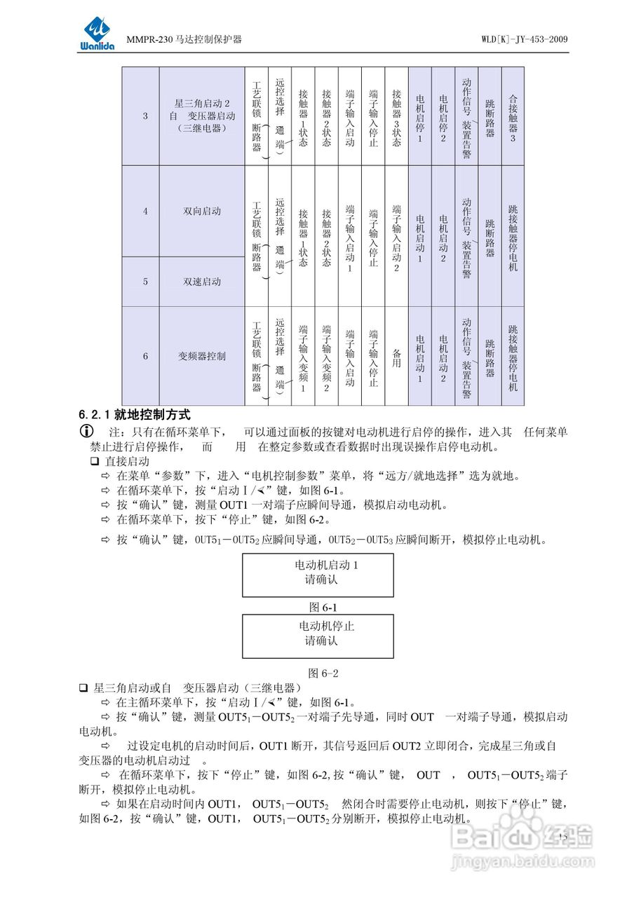 MMPR-230低压电动机保护控制器说明书:[2]