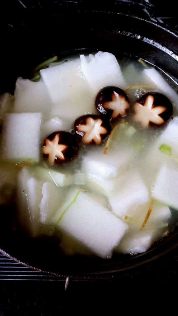 奶白冬瓜虾皮汤