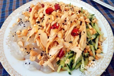 酸辣鸡丝制作方法