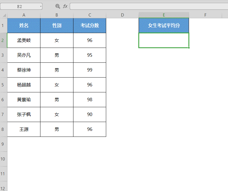 怎么用AVERAGEIF函数 指定条件求平均值
