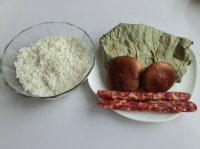 腊肠香菇荷叶饭小妙招