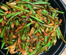 四季豆肉丝的做法