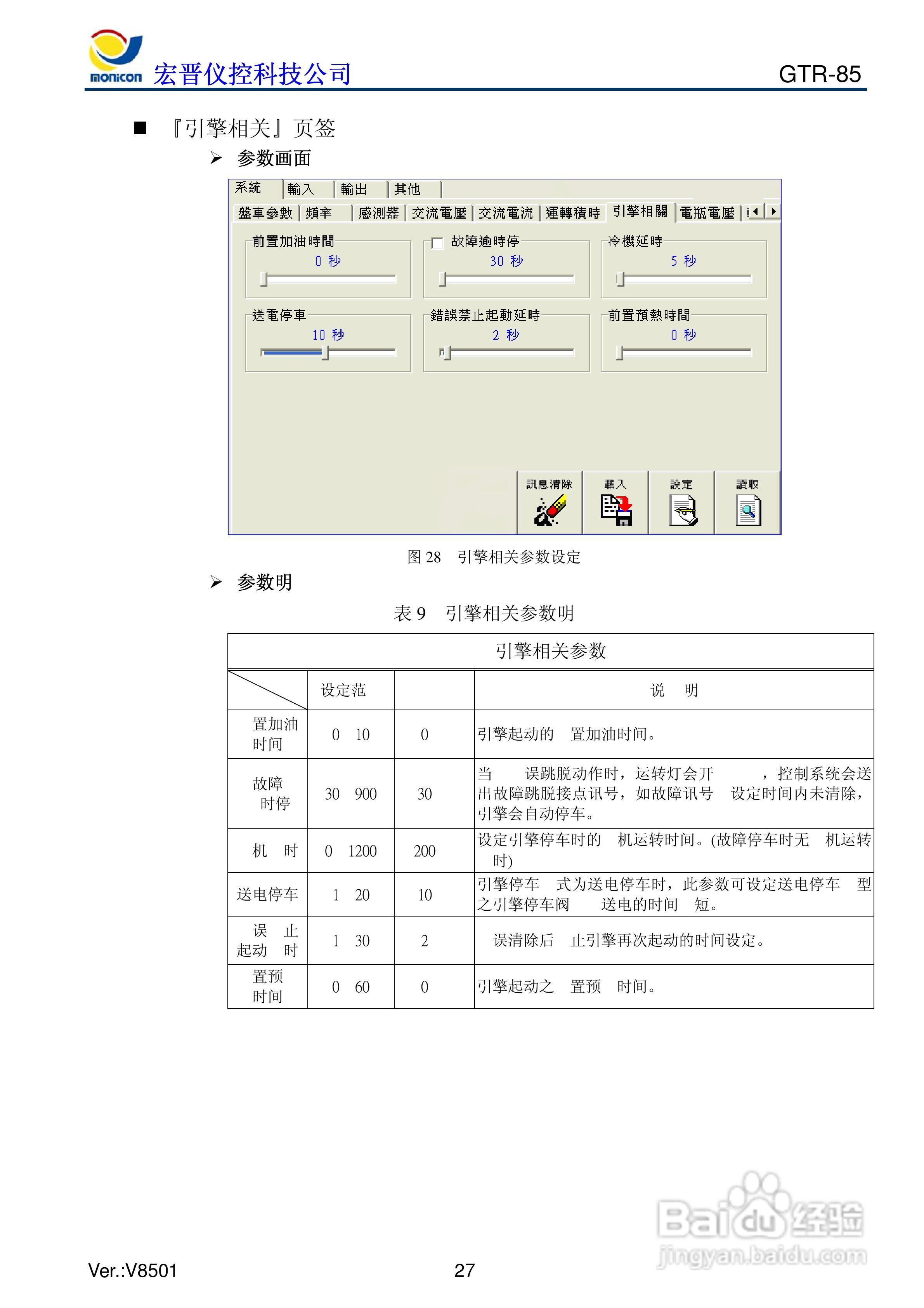 GTR-85发电机控制器说明书:[3]