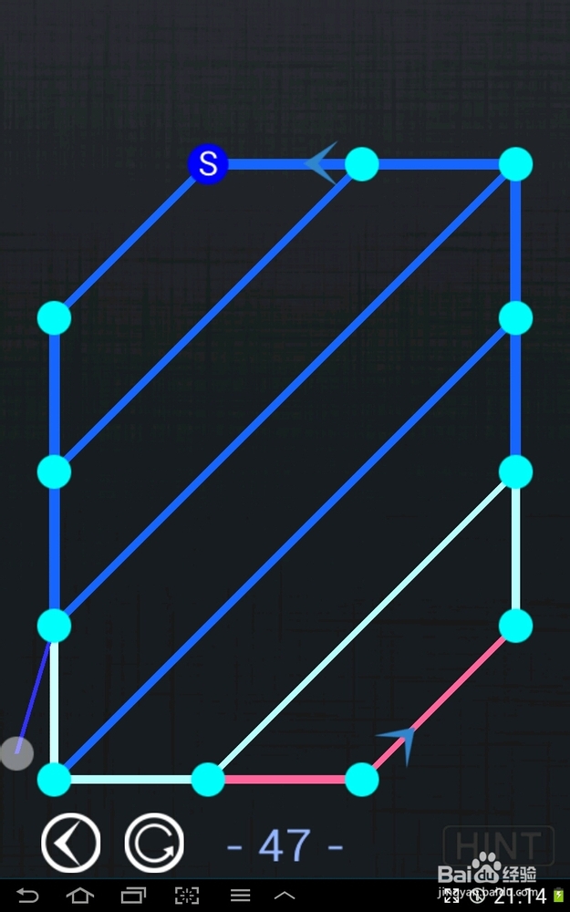 一笔画blue world全部攻略：[10]第46～50关