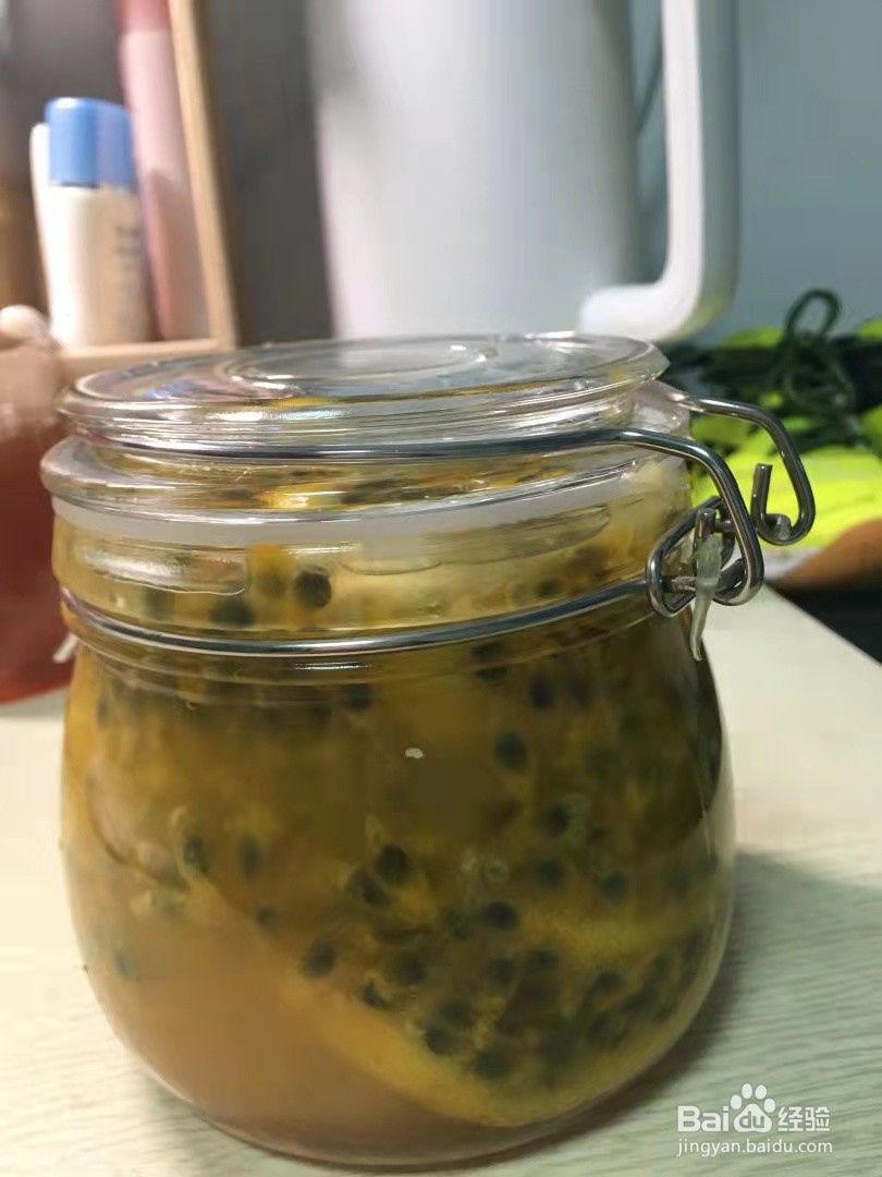 柠檬百香果蜂蜜水的做法