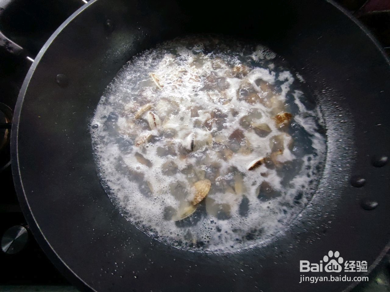 蒜香花甲的做法