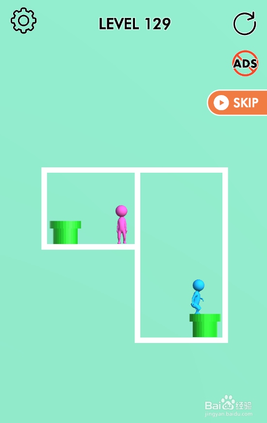 Pink Blue Together的LEVEL 129怎样过关？