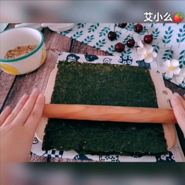 #美食视频挑战赛# 自制夹心海苔