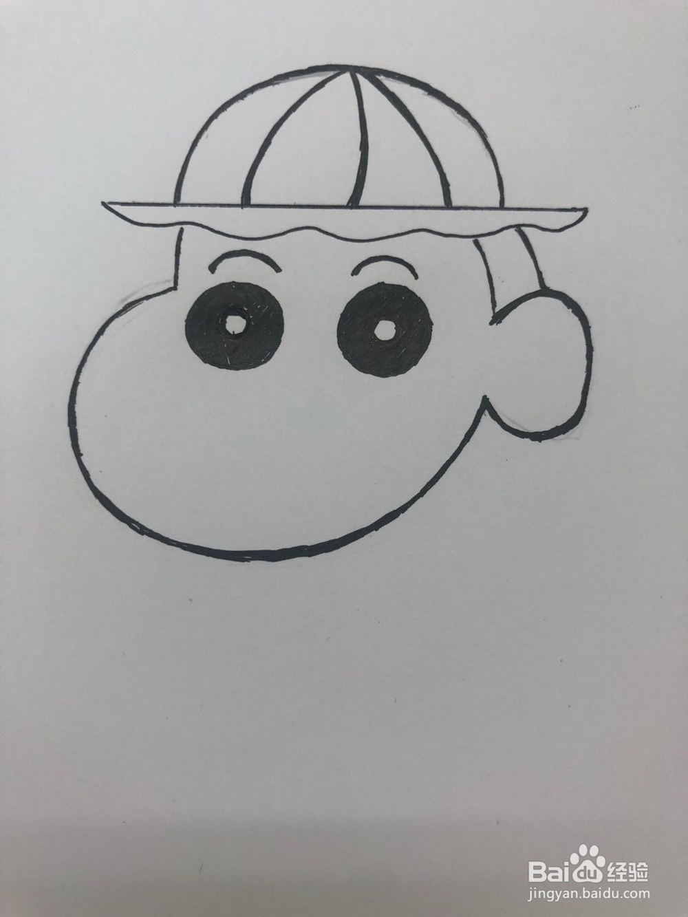 抖音最火—蜡笔小新简笔画教程