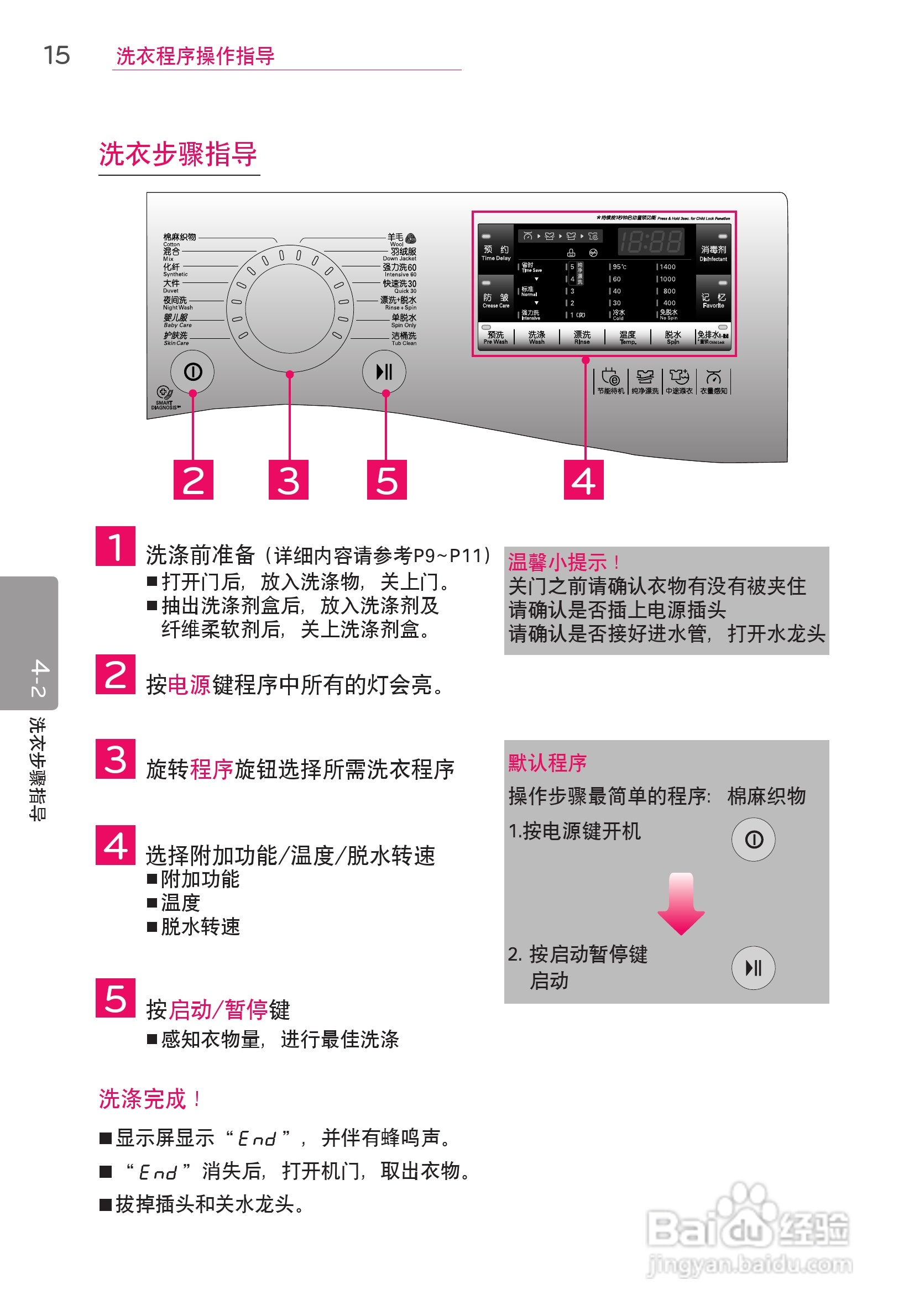 LG WD-F14427D洗衣机使用说明书:[2]