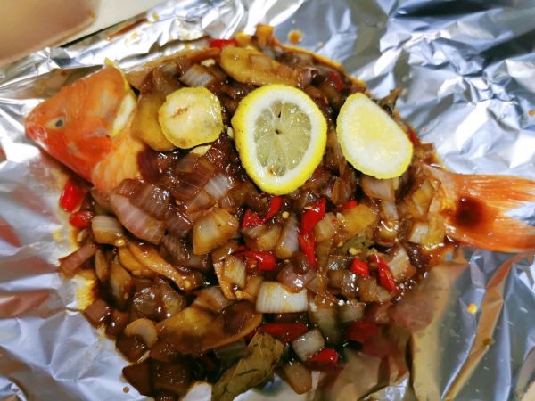 #肉食主义狂欢#孜然柠檬烤鱼