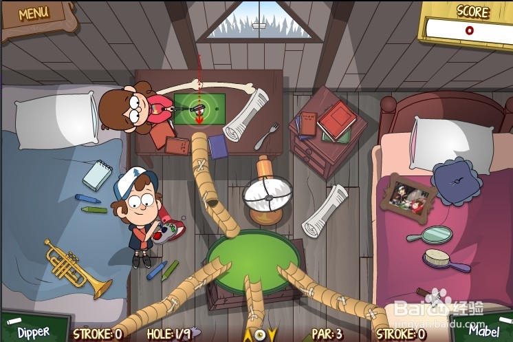 兄妹高尔夫赛小游戏攻略