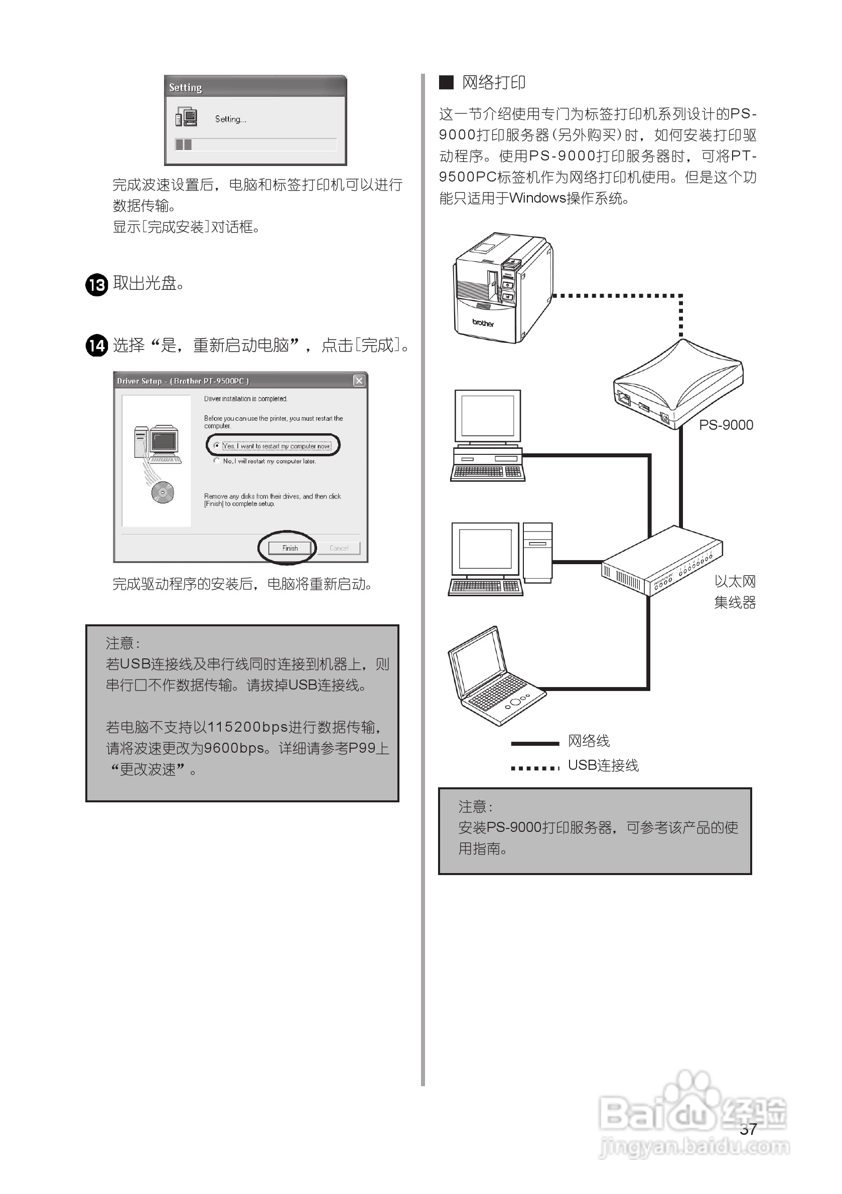 兄弟PT-9500PC标签打印机使用说明书:[4]