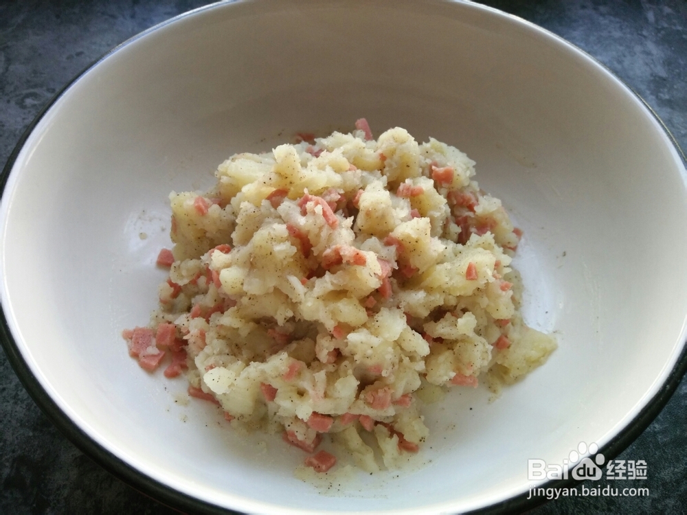 简单做雪花流心芝士饼