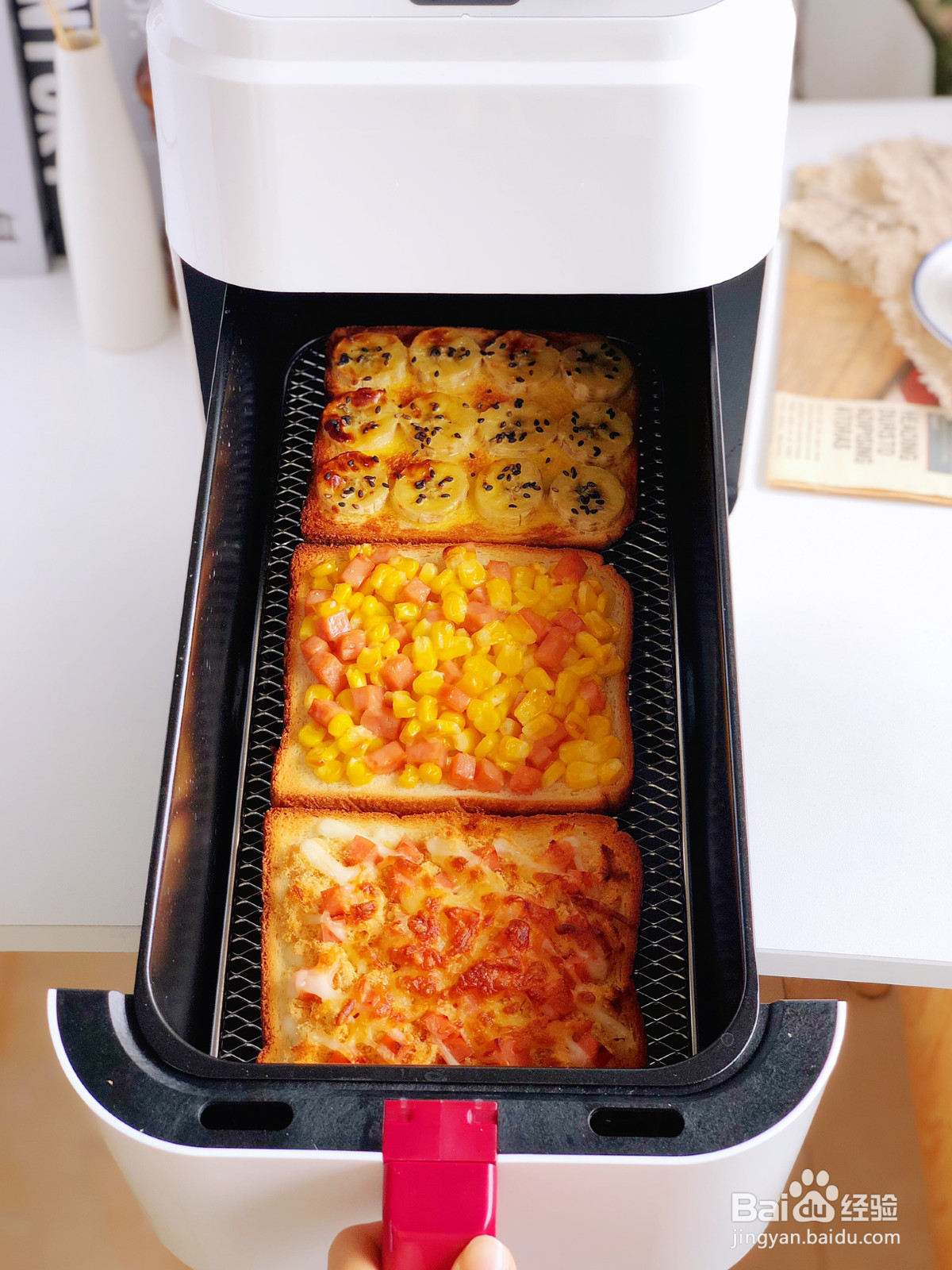 3款吐司迷你披萨的做法