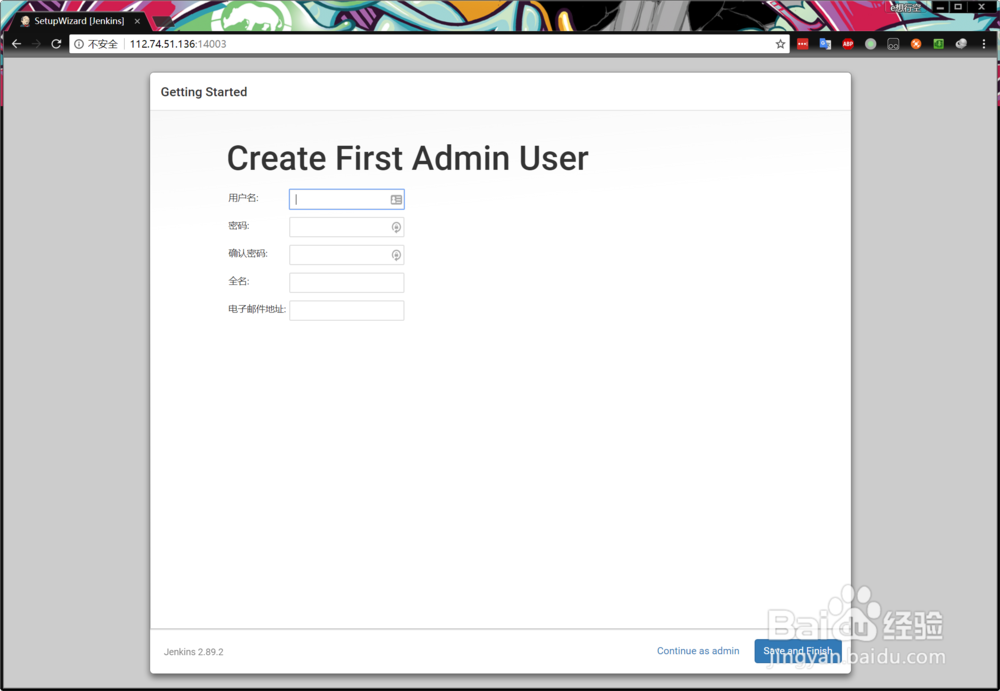 docker portainer安装jenkins