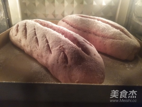 紫薯亚麻籽软欧